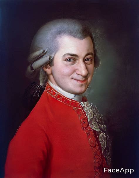 Famous Composers Amadeus Mozart My Crush Classical Music Beard