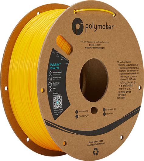 Polymaker Polylite Pla Pro Yellow Djake Espa A