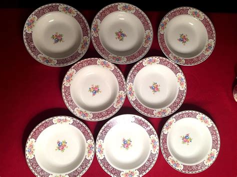 49 Pieces Of Vintage Homer Laughlin Majestic Brittany 1948615705