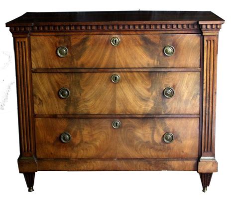 Commode Louis XVI Oak Wood And Mahogany Late 18th Catawiki