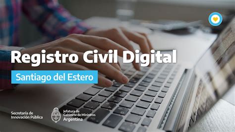 Registro Civil Digital Provincia Santiago Del Estero Youtube