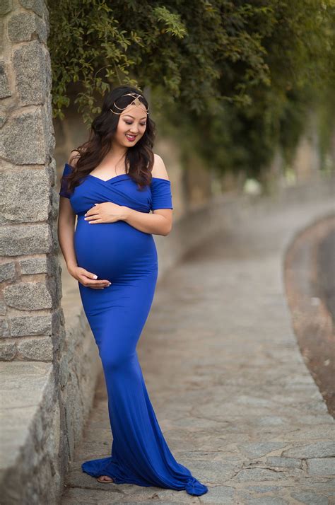 Maternity Dress Fitted Dress Maxi Gown Fitted Maternity Etsy