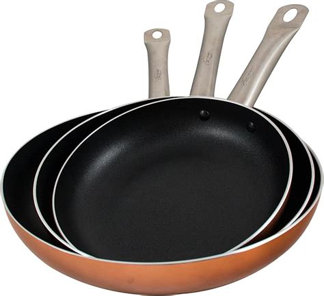 San Ignacio Set 3 SARTENES Aluminio PRENSADO Professional Chef Copper