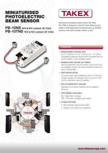 All TAKEX Europe Ltd Catalogs And Technical Brochures