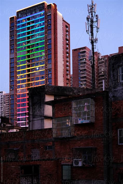 Old Town Buildings In The Evening Light By Stocksy Contributor Chaoshu Li Stocksy