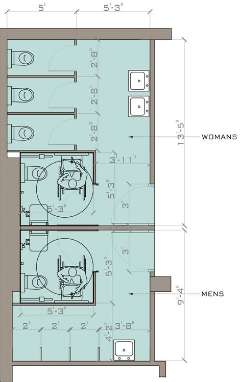 Entry #73 by AlonsoSuarez for Re-Design Commercial Bathroom Layout ...