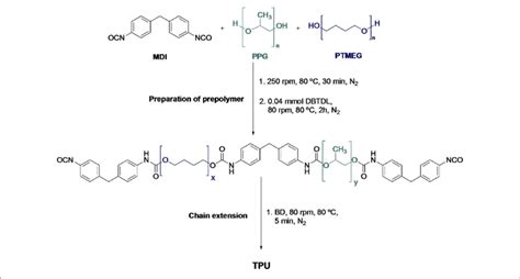 Scheme Of The Synthesis Of The Thermoplastic Poly Ether Urethane S