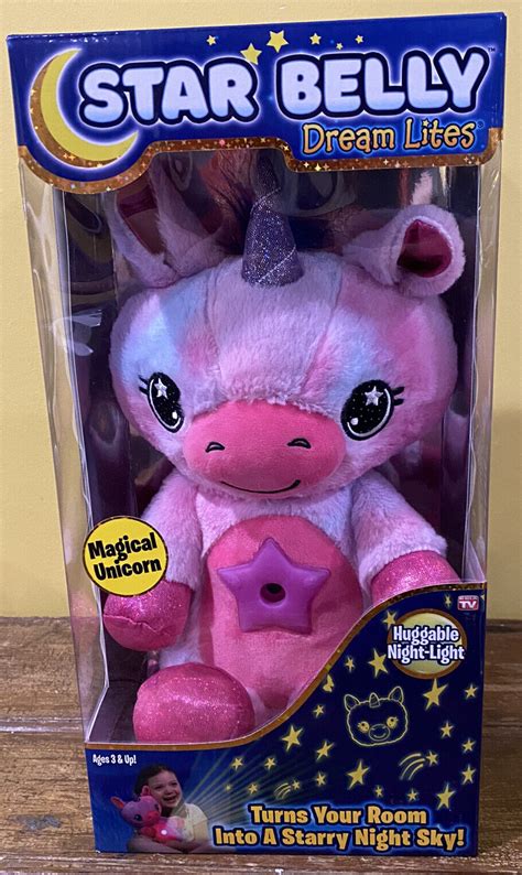 Ontel Star Belly Dream Lites Stuffed Animal Night Light Magical Unicorn