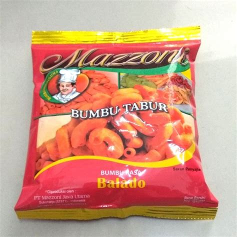 Jual Mazzoni Bumbu Tabur Rasa Balado Gram Shopee Indonesia