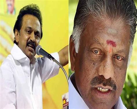 Centre Withdraws Vip Security Cover Of Tn Deputy Cm Stalin