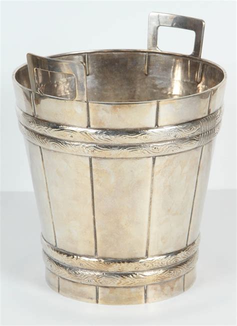 Single Sterling Silver Ice Bucket Signed Tiffany And Co At 1stdibs