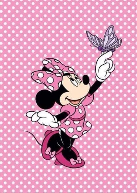 Papel De Parede Fundo Minnie Rosa Imagens Legais Para Minnie Mouse