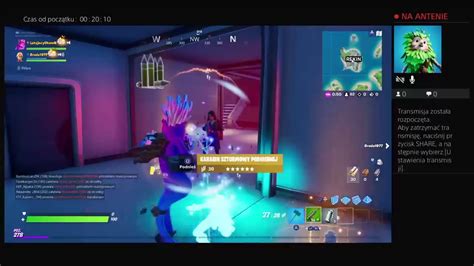 Fortnite Live Mityczne Chalenge Dobijanko 300 Lvl YouTube