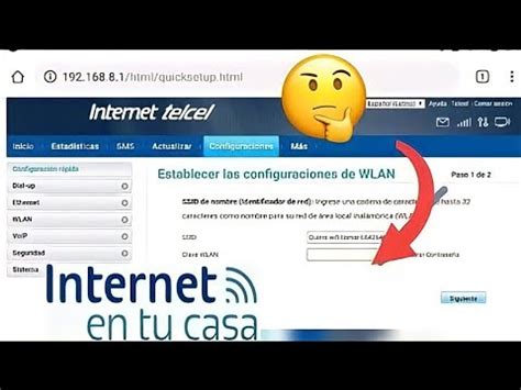 C Mo Cambiar El Nombr Y La Contrase A Del Wifi Telcel En Casa Desde