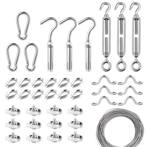 Buy Wimas Hanging Wire Fence Roll Kit Garden Wire Outdoor Light Chain