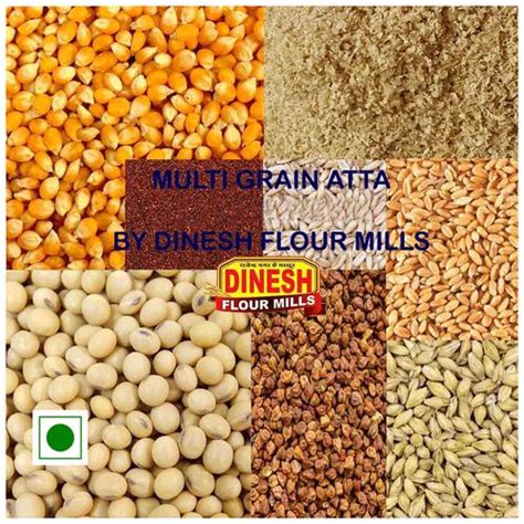 Buy Dinesh Flour Mills Multi Grain Atta With 32 Multigrains High In Protein And Dietary Fibre