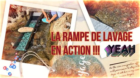 ORPAILLAGE FRANCE TROUVER DE L OR AVEC LA RAMPE DE LAVAGE ET LE TAPIS