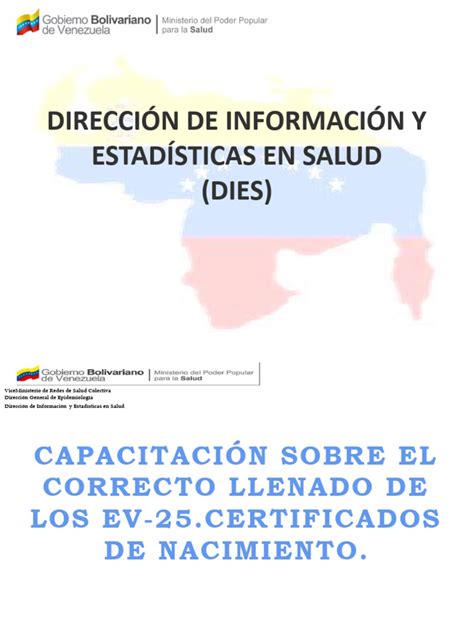 Correcto Llenado Ev 25 Pdf Certificado De Nacimiento