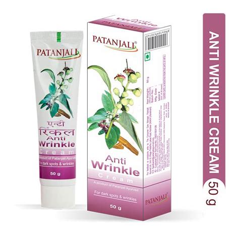 Buy Patanjali Anti Wrinkle Cream 50 gm online at best price-Anti Ageing/Wrinkle Treatment