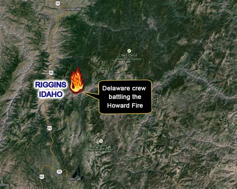 Update First State Firefighters Battle Blaze In Idaho S Payette