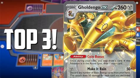 Top Gholdengo Ex Deck Can One Hit Ko Anything Pokemon Tcg Deck