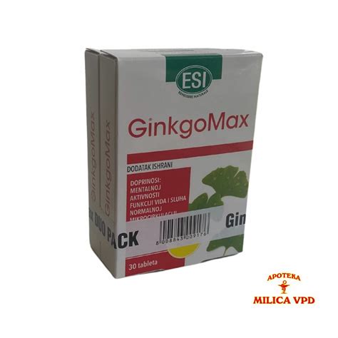 Ginkgomax Tablete Duo Pack 60 Tableta Apoteka Milica