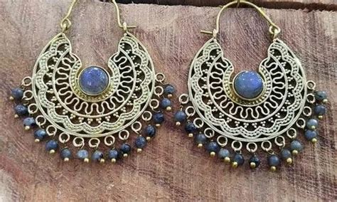 Sng Festival Shrinath Art Gallery Brass Stone Jhumki Earring At Rs