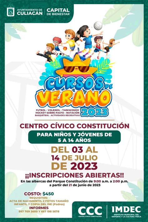 Este Mi Rcoles Inician Inscripciones De Los Cursos De Verano Imdec