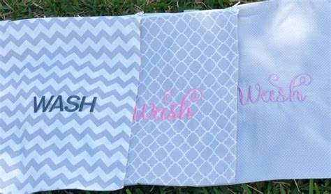 Grey And White Lingerie Travel Bag White And Grey Chevron Etsy