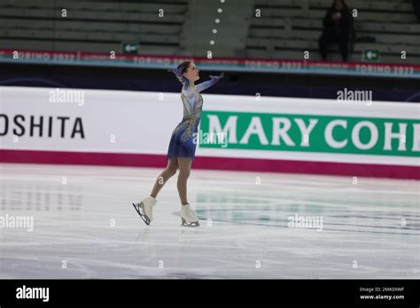 Isabeau Levito Of United States Of America Competes During The Isu