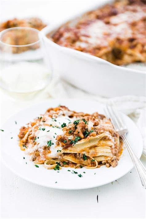 Authentic Classic Lasagna Bolognese Recipe with Homemade Noodles