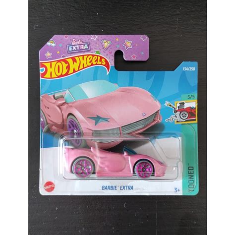 Hot Wheels Barbie Extra Rosa HCX Shopee Brasil
