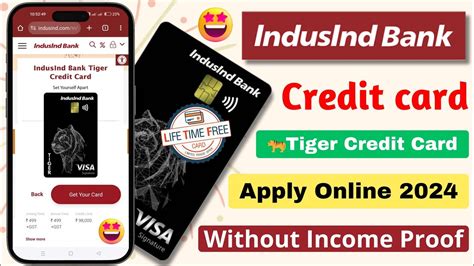 Indusind Bank Tiger Credit Card Apply Online Lifetime Free Credit Card Without Income Proof