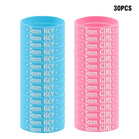 Pcs Soft Atmosphere Team Girl Boy Baby Shower Silicone Gender Reveal