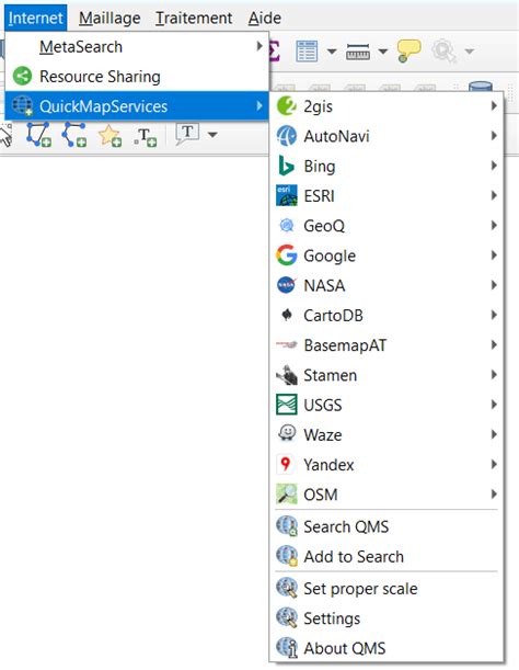Fonds De Carte Gratuits Dans QGIS Avec QuickMapServices