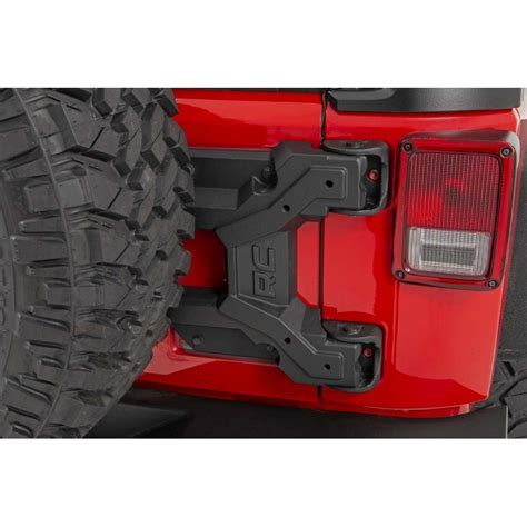 Porta Ruota Hd Hinged Spare Tire Carrier Kit Rough Country Jeep