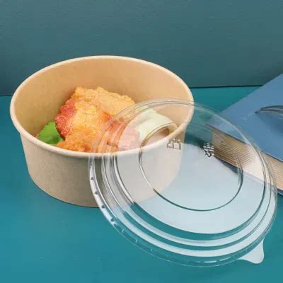 Microwaveable Biodegradable Lunch Box Portable Stackable Paper Food