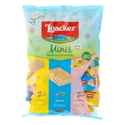 Costco Loacker Minis Spring Mix Variety Pack Of Creme Filled Wafer