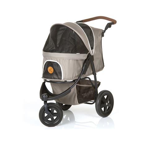 Togfit 3 Wheel Dog Stroller Gray 42l X 42w X 42h