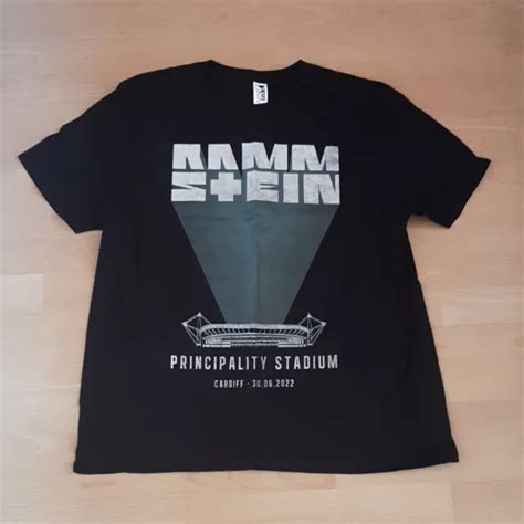 Rammstein Europe Stadium Tour T Shirt Gr Xxl Limited Original