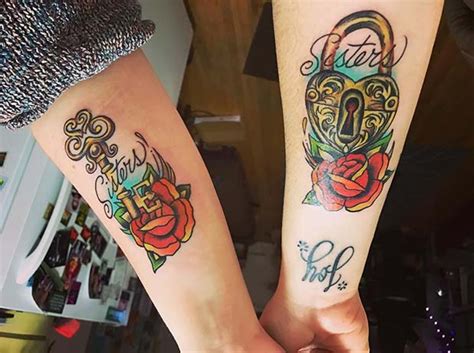 23 Cute And Creative Sister Tattoos Stayglam