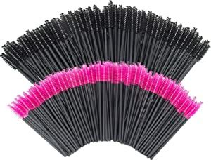 Mroobest Lot De Brosses Jetables Pour Mascara Pour Cils Rose Et