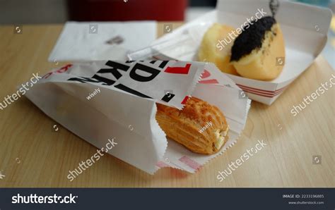 Churro One Kfc Coffee Menu Indonesia Stock Photo 2233196885 | Shutterstock