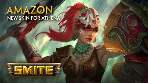 SMITE New Skin For Athena Amazon YouTube