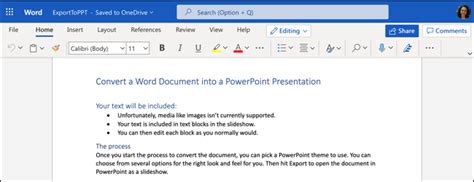 Bagaimana Mengonversi Dokumen Word Ke Presentasi Powerpoint Informasi