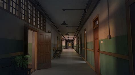 Artstation Undone 1950s Mental Hospital Hallway