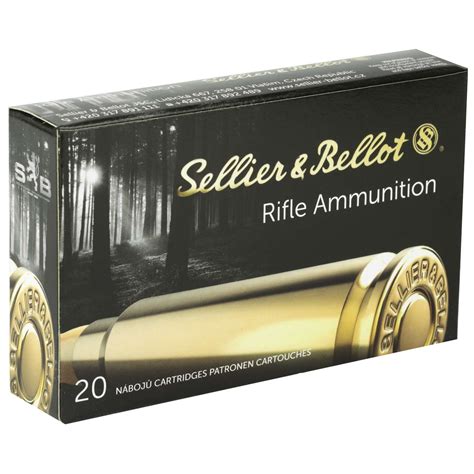 Sellier Bellot Rifle 6 5X55mm Swedish 131 GR Soft Point Box Of 20