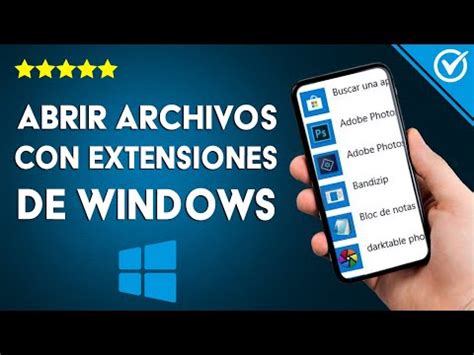 Cómo abrir archivos con extensiones de archivo desconocidas en Windows