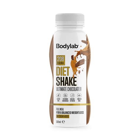 Bodylab Diet Shake Ready To Drink 330 Ml Ultimate Chocolate