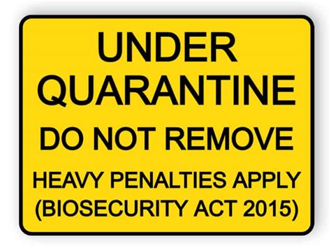 Coronavirus Covid 19 Quarantine Signs Select Pre Made Signs Or